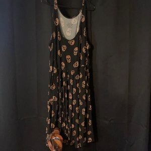 Leopard print skull sundress